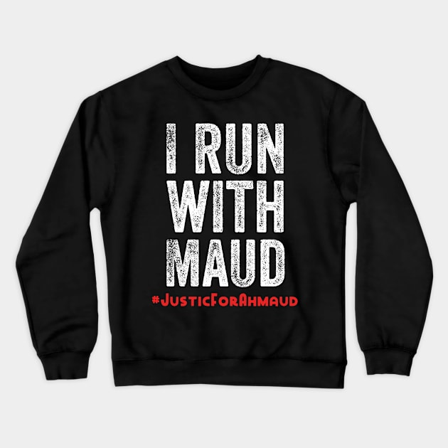 I run with Maud Crewneck Sweatshirt by afmr.2007@gmail.com